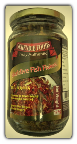 Getrocknete maldive fisch