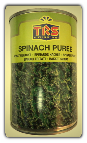 Indische Spinat Gehackt