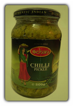 Grüne Chili Pickle